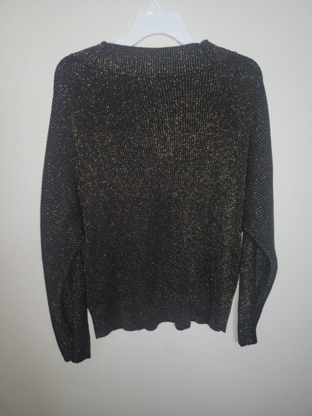 Philosophy Black and Gold VNeck Sweater - Picture 6 of 6